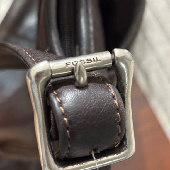 FOSSIL Brown Leather Crossbody bag - Picture 6 of 7